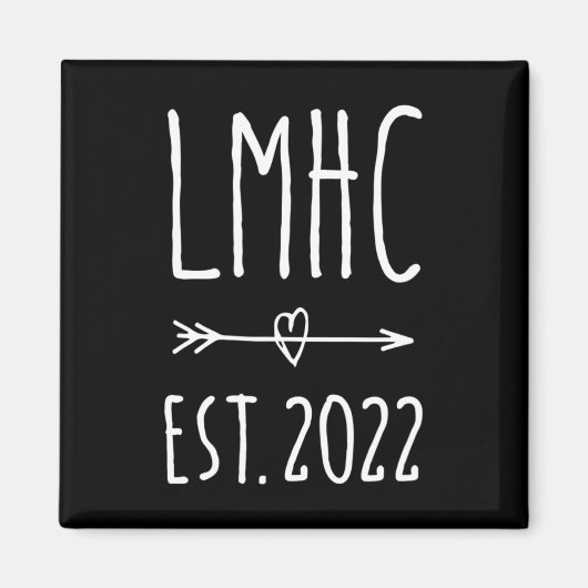 Erkend Mental Health Counselor Afstuderen 2024 Magneet (Voorkant)