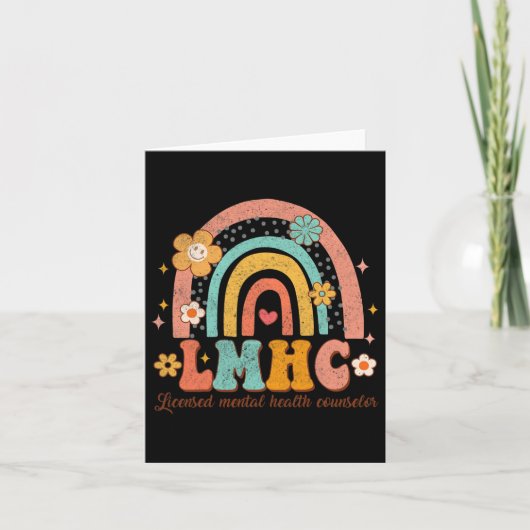 Erkend Mental Health Counselor Therapeut Groovy Kaart (Voorkant)