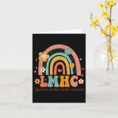 Erkend Mental Health Counselor Therapeut Groovy Kaart (Gele Bloem)