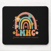 Erkend Mental Health Counselor Therapeut Groovy Muismat (Voorkant)