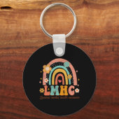 Erkend Mental Health Counselor Therapeut Groovy Sleutelhanger (Voorkant)
