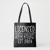 Erkend Tandheelkundig Hygiëniste Afstuderen EST 20 Tote Bag (Voorkant)