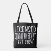 Erkend Tandheelkundig Hygiëniste Afstuderen EST 20 Tote Bag (Achterkant)