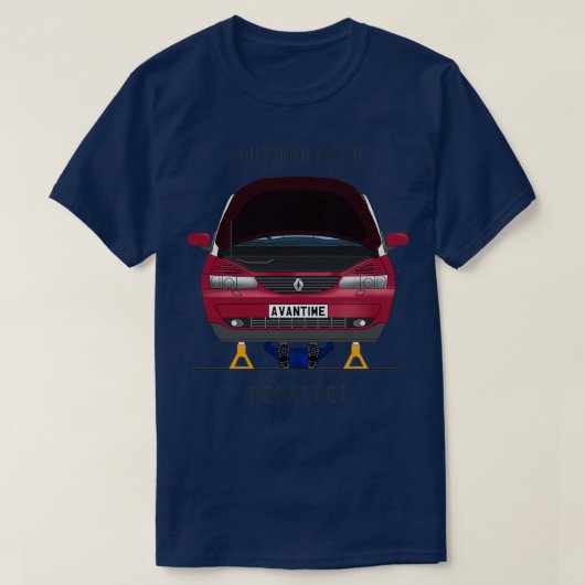 Erkende Avantime Repairer Mars Red T-shirt (Design voorkant)