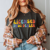 Erkende drugdealer, apotheek school student Afstud T-shirt