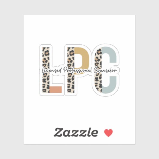 Erkende professionele adviseur, LPC Student Afstud Sticker (Vel)