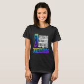 Erkennen dat het autisme van de neurodiversiteit v t-shirt (Voorkant volledig)