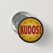 erkenning en waardering van KUDOS Ronde Button 3,2 Cm (Voorkant /achterkant)