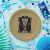 Erkenning lange dienst Tien jaar Papieren Bordje (Feest)