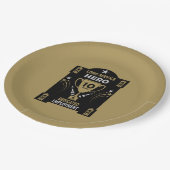 Erkenning lange dienst Tien jaar Papieren Bordje (Gekanteld)