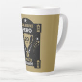 Erkenning lange dienst Twintig jaar Latte Mok (Rechterhoek)