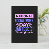 Erkenning maatschappelijk werker Hartelijk dank Bedankkaart (Staand voorkant)