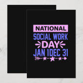 Erkenning maatschappelijk werker Hartelijk dank Bedankkaart (Voorkant / Achterkant)