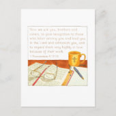 Erkenning Pastor Waardering geven Briefkaart (Voorkant)