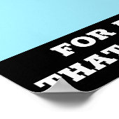 Erkenning sticker na toekenning beloning werknemer poster (Hoek)