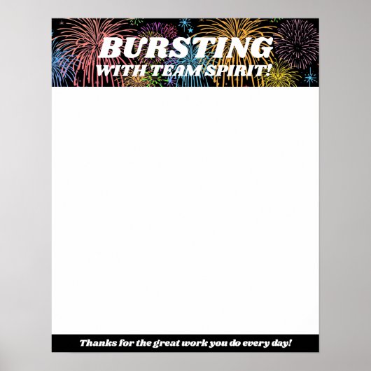 Erkenning sticker werknemer toekenningsscherm poster (Voorkant)