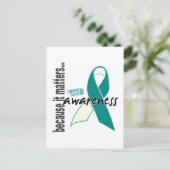 Erkenning van baarmoederhalskanker briefkaart (Staand voorkant)