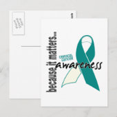 Erkenning van baarmoederhalskanker briefkaart (Voorkant / Achterkant)