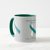 Erkenning van baarmoederhalskanker mok (Voorkant links)