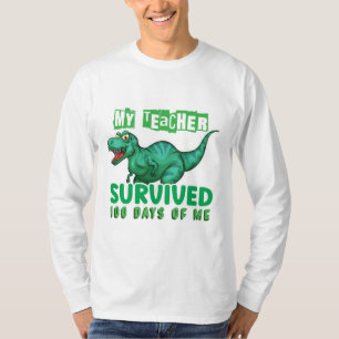 Erkenning van de leerkracht 100 dagen Shirt op s