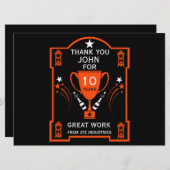 Erkenning van lange tewerkstellingsdienst (Voorkant / Achterkant)