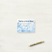 Erkenning van werknemers na de award rockster post-it® notes (Op bureau)