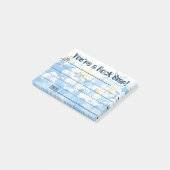Erkenning van werknemers na de award rockster post-it® notes (Schuin)