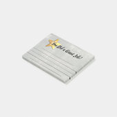 Erkenning van werknemers na de toekenning van een  post-it® notes (Schuin)
