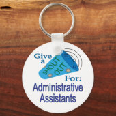 Erkenning voor administratieve assistenten sleutelhanger (Voorkant)