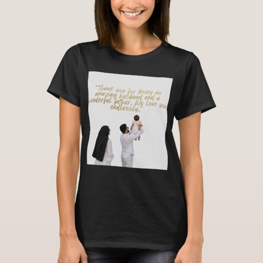 Erkenning voor man en vader t-shirt (Voorkant)