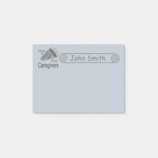 Erkenning voor mantelzorgers 4x3 post-it® notes (Voorkant)