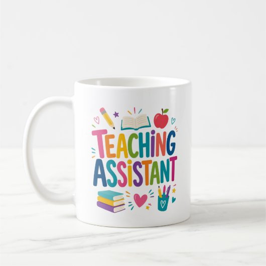 Erkenning voor onderwijsassistenten koffiemok (Links)