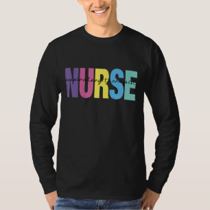 erkenning voor verpleegkundige longverzorging t-shirt