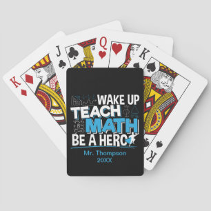 Erkenning voor wiskundeleraar - Lesgeven, Wees een Pokerkaarten