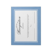 Erkenningscertificaten Notitieblok (Linkerzijde)