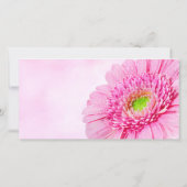 Erkenntelijkheid Betuiging Rouw Roze Bedankkaart (Achterkant)