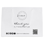 Erkenntelijkheid in Hand Aangepaste Bedankje Aanko Groot Cadeauzakje (Voorkant)