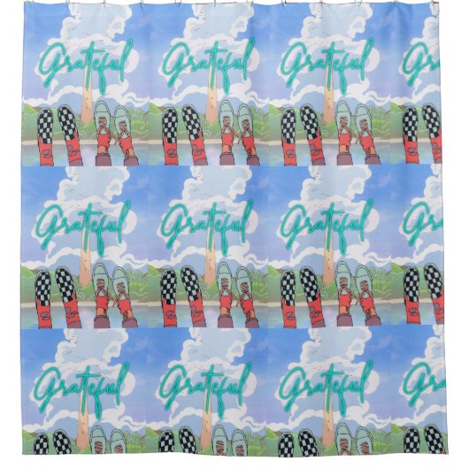 erkentelijk douchegordijn (Voorkant)