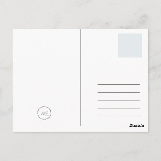 ERKENTELIJK VOOR JOU BRIEFKAART (Achterkant)