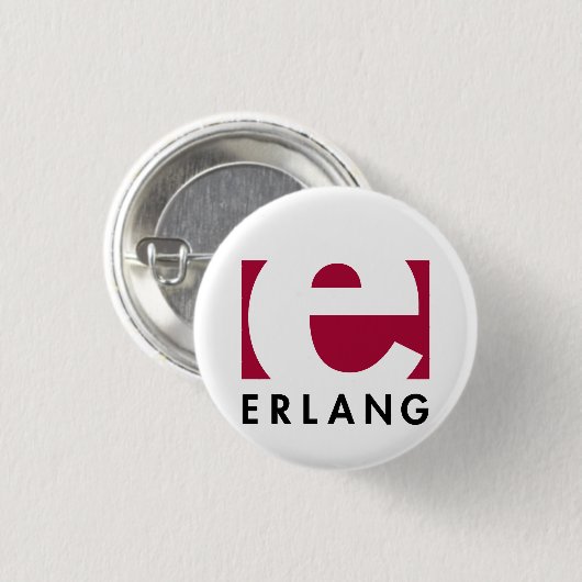Erlang Button (Voorkant /achterkant)