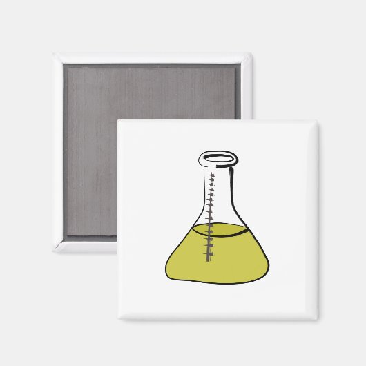Erlenmeyer Magneet (Voorkant / Achterkant)
