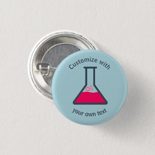 Erlenmeyer Ronde Button 3,2 Cm (Voorkant /achterkant)