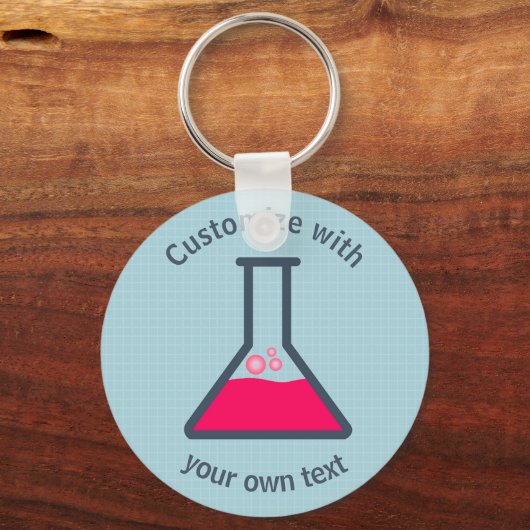 Erlenmeyer Sleutelhanger (Voorkant)