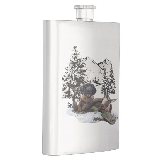 Erlenmeyer voor het jagen van geiten op gebergte flacon (Rechts)