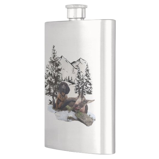 Erlenmeyer voor het jagen van geiten op gebergte flacon (Links)