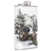 Erlenmeyer voor het jagen van geiten op gebergte heupfles (Rechts)