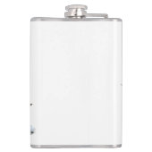 Erlenmeyer voor het jagen van geiten op gebergte heupfles (Achterkant)