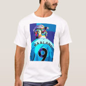 Erling Haaland in het WPAP T-shirt (Voorkant)