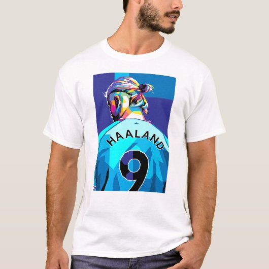 Erling Haaland in het WPAP T-shirt (Voorkant)