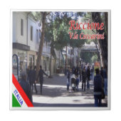 ERM022 RICCIONE, Viale Ceccarini, Italië, Tegeltje (Voorkant)